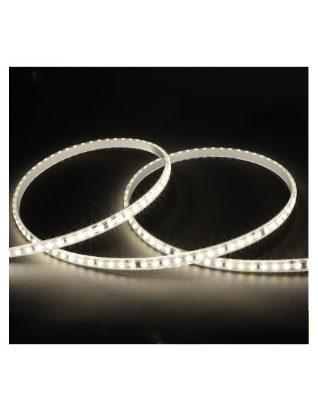 Miidex 100733 - BOBINE 2835 50M 8W 4000K IP65 + ALIM