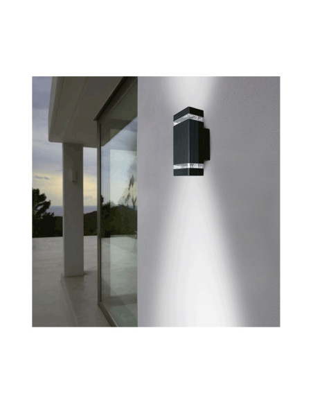Miidex 7003 - CARIGNAN RECT APPL 2 X GU10 GS ANT IP54