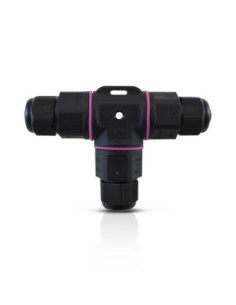 Miidex 7211 - CONNECT ETANCHE FORME T IP68 250V NOIR 3 FILS