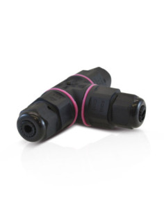 Miidex 7211 - CONNECT ETANCHE FORME T IP68 250V NOIR 3 FILS 2