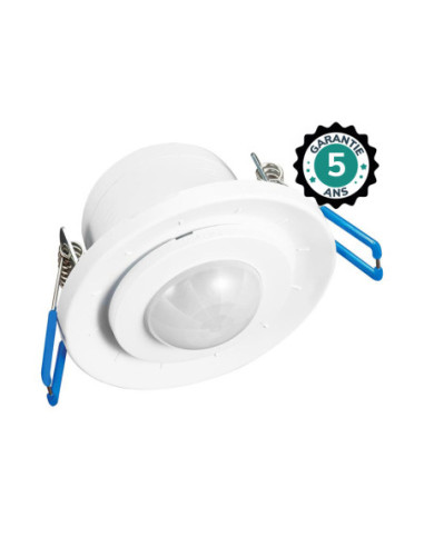 Miidex 75493 - DETECTEUR DE MOUVEMENT IR 400W ENCASTRABLE 360° 5ANS
