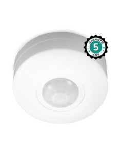 Miidex 75502 - DETECTEUR DE MOUVEMENT IR 600W SAILLIE 360° 5ANS