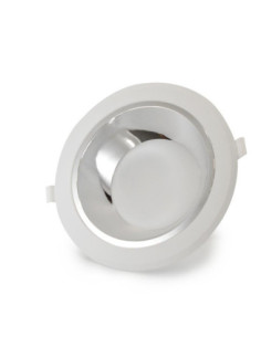 Miidex 76549 - SIRIUS BASSE LUM DOWNLIGHT BLC/AR DIAM 230MM 25W 6000K IP40/20 2