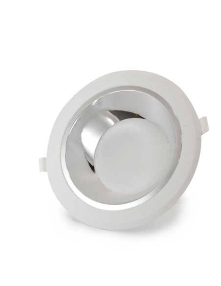 Miidex 76549 - SIRIUS BASSE LUM DOWNLIGHT BLC/AR DIAM 230MM 25W 6000K IP40/20