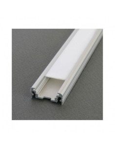 Miidex 9882 - PROFILE PLAT 2000MM ALU BRUT 14,4MM 2