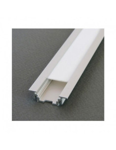 Miidex 9886 - PROFILE RAINURE 2000MM ALU BRUT 14,4MM 2