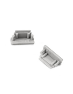 Miidex 9899 - TERMINAISON PROFILE PLAT 14,4MM GS PACK DE 2