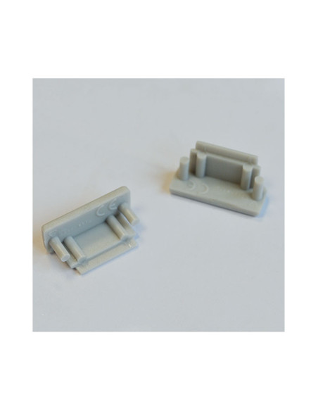 Miidex 9899 - TERMINAISON PROFILE PLAT 14,4MM GS PACK DE 2