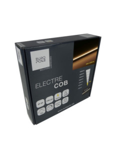 Pack bandeau LED COB 5m ELECTRE 8W/m 3000K 854lm/m IP20 24V avec alimentation - Europole 474500