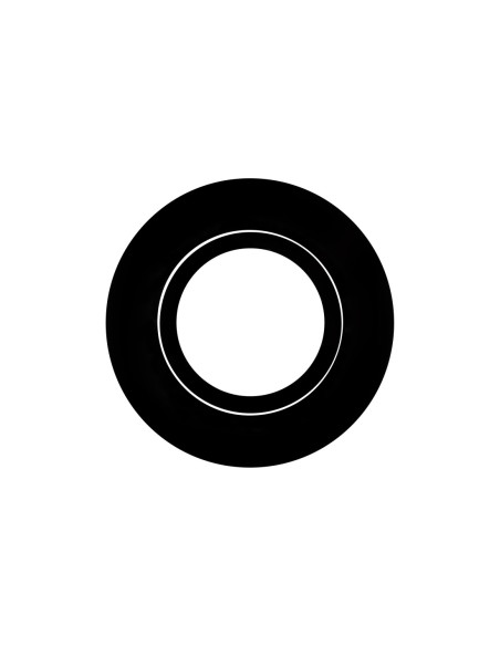 Collerette LED'UP Universal ronde noir mat orientable - Europole 5715