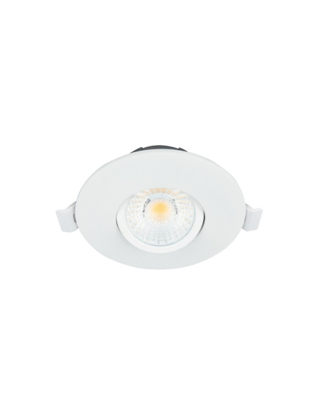 Collerette de recouvrement 100mm LED'UP Universal Recovery ronde blanc mat - Europole 5799