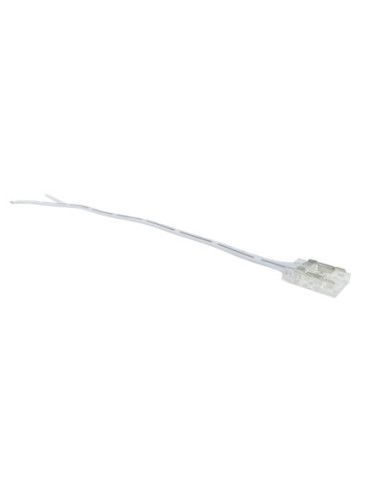 Connecteur rapide CONNECT SLIM 2 pôles bandeau LED 10mm vers câble 12/24V IP20 - Europole 42195