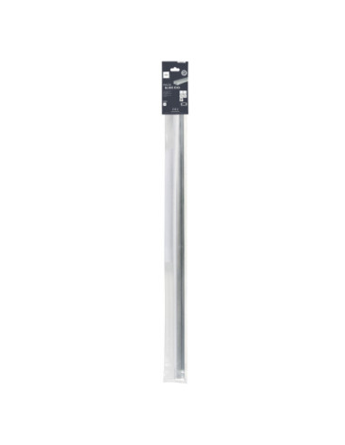 Pack 4 profilés aluminium 2,6m SLIDE EVO pour bandeau LED avec diffuseurs, clips et embouts - Europole 87715