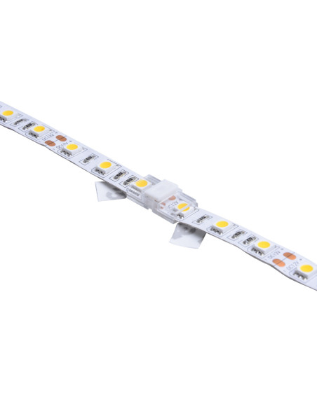 Connecteur rapide CONNECT SLIM 2 pôles bandeau LED 8mm vers bandeau 12/24V IP20 - Europole 42192