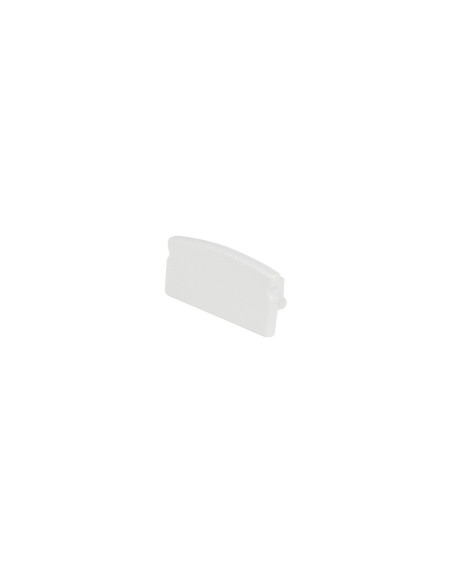 Pack 4 profilés aluminium blanc 2,6m SLIDE EVO pour bandeau LED avec diffuseurs, clips et embouts - Europole 87715B