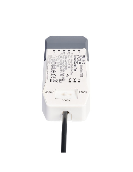 Spot LED'UP Universal Switch II encastrable orientable 6W CCT IP65 sans collerette - Europole 57016S