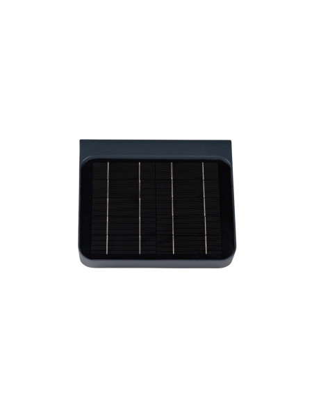 Projecteur solaire LED ELIOS SOLAR 2,5W 300lm 3000K à détection gris anthracite IP65 - Europole 67000