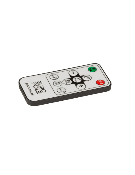 Projecteur solaire LED ELIOS SOLAR 8,5W 1200lm 3000K à détection avec télécommande gris anthracite IP65 - Europole 67010