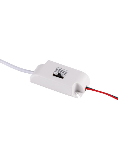Pack bandeau LED 5m ORION SWITCH 8,5W/m CCT 2700K à 4000K IP20 24V avec alimentation - Europole 73927