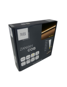 Pack bandeau LED COB 5m ZANIAH 5W/m 2700K 563lm/m IP20 24V avec alimentation - Europole 472507