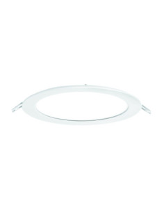 Downlight LED NEVIS 4 SWITCH 18W CCT 3000/4000/6500K Ø240mm blanc mat IP44 - Europole 510046