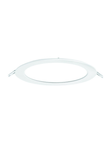 Downlight LED NEVIS 4 SWITCH 18W CCT 3000/4000/6500K Ø240mm blanc mat IP44 - Europole 510046