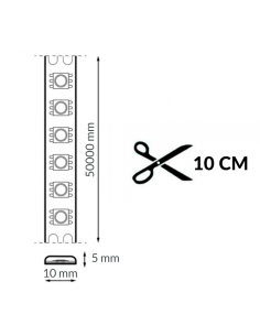 Ruban LED 230V COB 10W/m 4000K IP65 bobine 50 m - Ledme LM2662 | Brico Elect 2