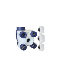 Kit VMC Deco 2 K S&P Unelvent 604141 - caisson Deco 2 + 3 bouches