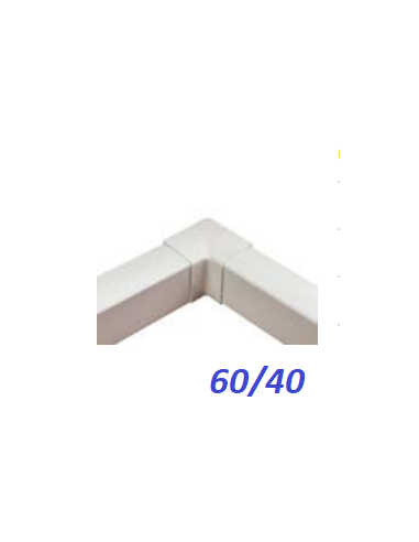 Coude intérieur 90° goulotte OP60 OPTIMAL - MC Distribution 04/ODIC60