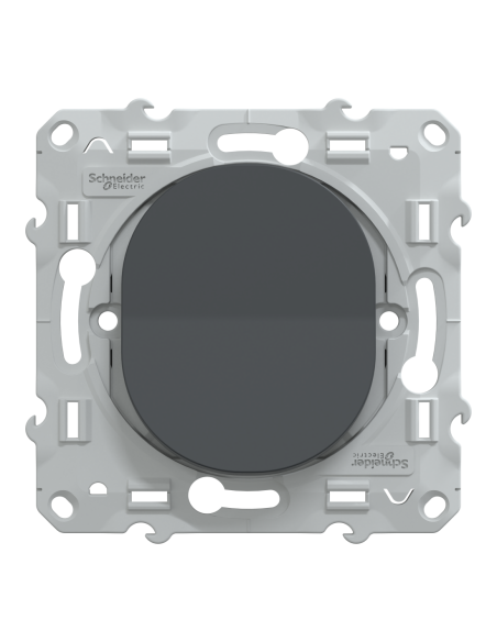 Interrupteur va-et-vient Ovalis 10AX anthracite S340204