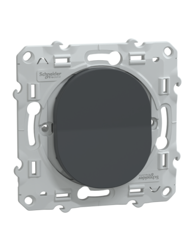 Schneider S340205 Ovalis permutateur anthracite