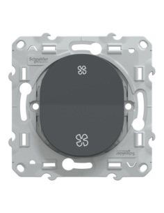 Schneider S340236 Ovalis poussoir VMC anthracite 2