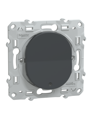 Schneider S340263 Ovalis va-et-vient lumineux anthracite