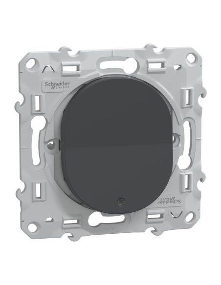 Schneider S340263 Ovalis va-et-vient lumineux anthracite