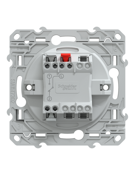 Va-et-vient lumineux témoin Ovalis anthracite S340263