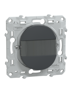 Schneider S340266 Ovalis poussoir porte-étiquette anthracite