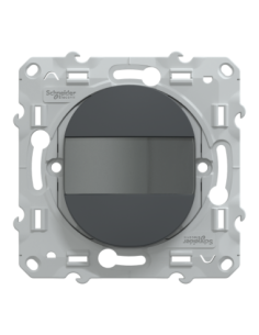 Schneider S340266 Ovalis poussoir porte-étiquette anthracite 2