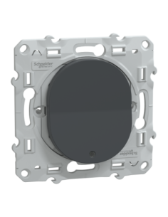 Schneider S340276 Ovalis poussoir lumineux anthracite