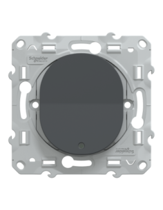 Schneider S340276 Ovalis poussoir lumineux anthracite 2