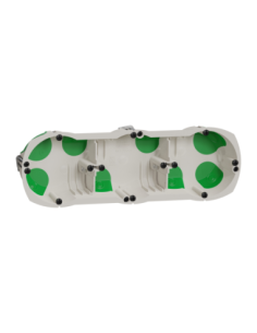 Schneider IMT35031 – Multifix Air 3 postes Ø67 prof. 40 mm