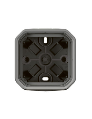 Legrand 069651L Boîtier saillie Plexo 1 poste gris IP55