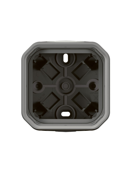 Legrand 069651L Boîtier saillie Plexo 1 poste gris IP55