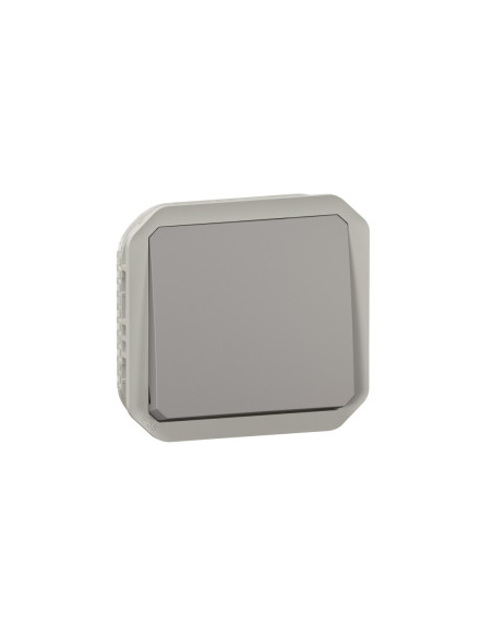 Legrand 069540L Poussoir NO Plexo composable gris IP55