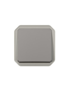 Legrand 069540L Poussoir NO Plexo composable gris IP55 2