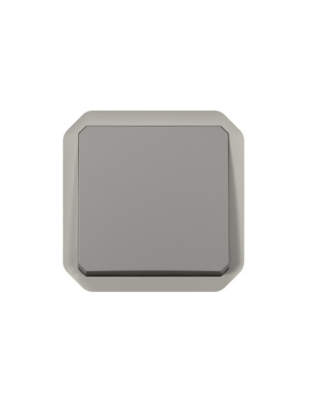 Legrand 069540L Poussoir NO Plexo composable gris IP55