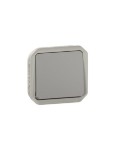 Interrupteur va-et-vient Plexo composable gris IP55 - Legrand 069511L