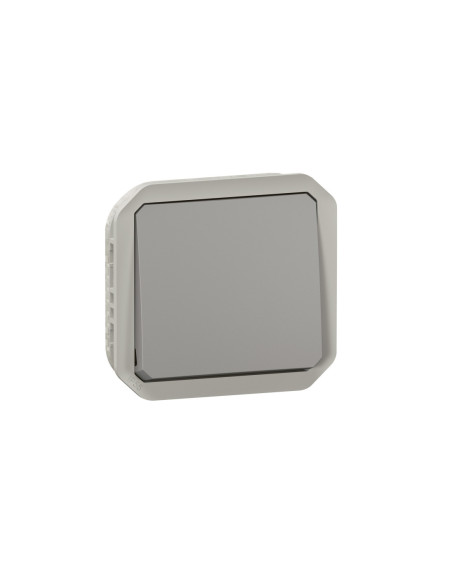 Interrupteur va-et-vient Plexo composable gris IP55 - Legrand 069511L