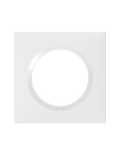 Legrand Dooxie 600801 – Plaque 1 poste blanche