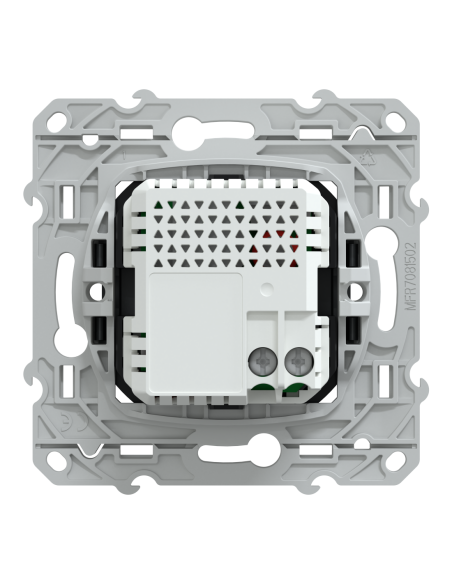 Double chargeur USB A+A 10,5W Ovalis anthracite Schneider S340407