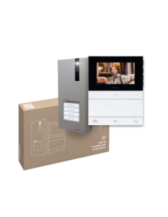 Comelit PL8461VBM - Kit visiophone Quadra People mains libres 2 fils | Brico Elect